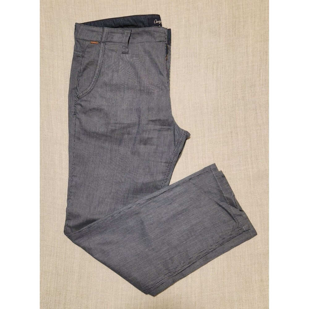 Chevignon Men’s Pants Slim Blue W34 L32 Casual Dress Navy